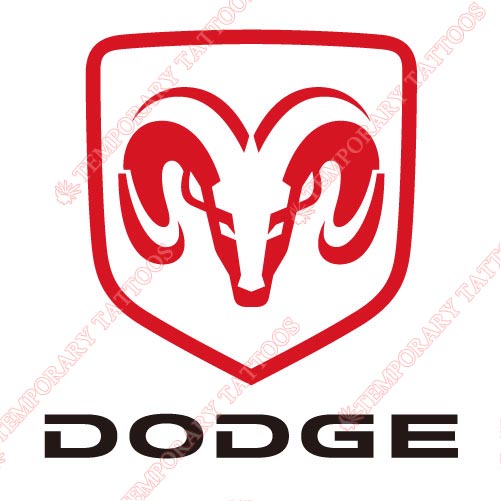 Dodge Customize Temporary Tattoos Stickers NO.2042